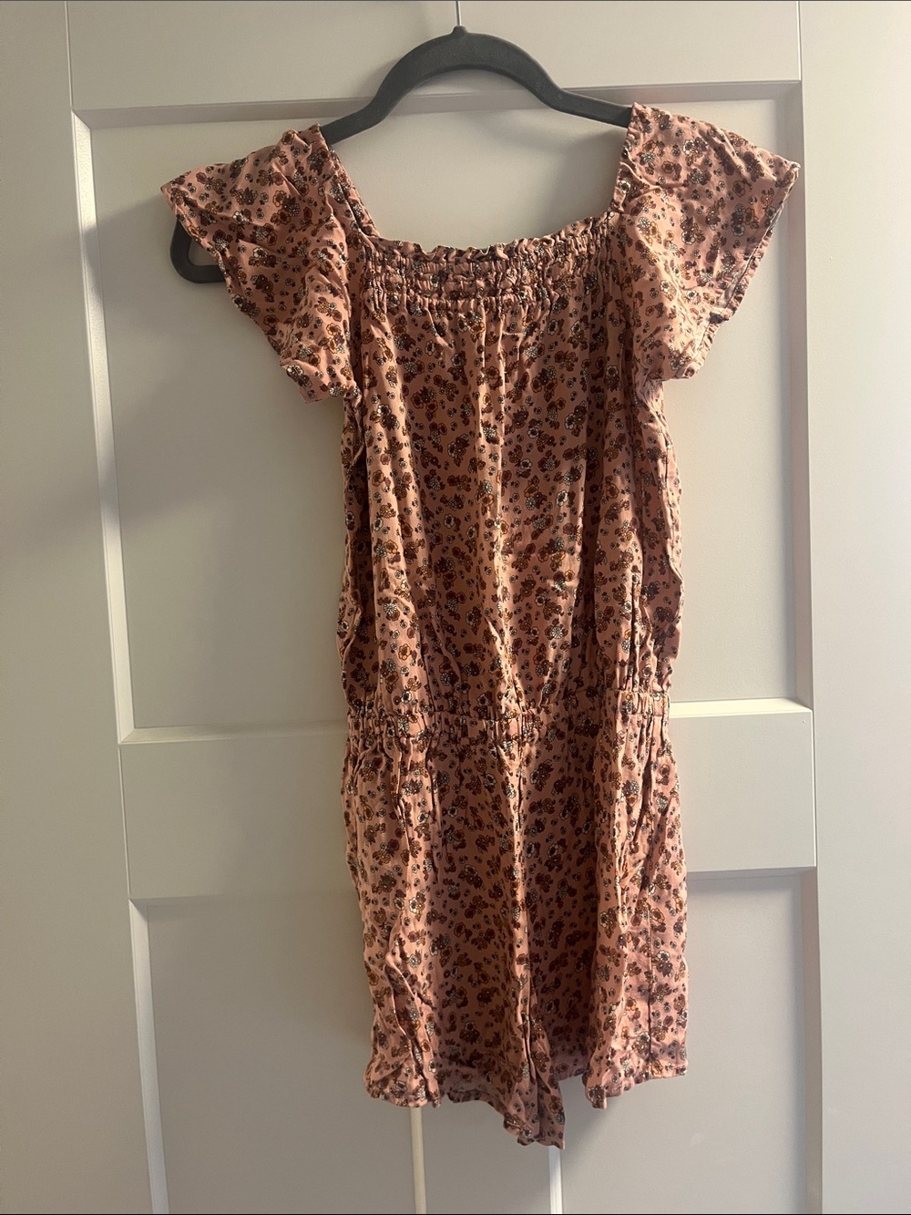 The Children's Place Pink Floral Casual Romper
